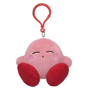 Sleeping Kirby Plush Bag Charm Keychain – Kirby Bag Plush Clip Backpack Charm